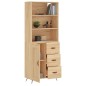 Highboard Sonoma-Eiche 69,5x34x180 cm Holzwerkstoff Highboard Sonoma-Eiche 69,5x34x180 cm Holzwerkstoff