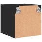 vidaXL Nachttisch mit Glastür Schwarz 35x37x35 cm vidaXL Nachttisch mit Glastür Schwarz 35x37x35 cm