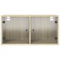vidaXL Wandschränke mit Glastüren 2 Stk. Sonoma-Eiche 68,5x37x35 cm vidaXL Wandschränke mit Glastüren 2 Stk. Sonoma-Eiche 68,5x37x35 cm
