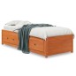 vidaXL Tagesbett ohne Matratze Wachsbraun 75x190 cm Massivholz Kiefer vidaXL Tagesbett ohne Matratze Wachsbraun 75x190 cm Massivholz Kiefer