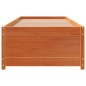 vidaXL Tagesbett ohne Matratze Wachsbraun 75x190 cm Massivholz Kiefer vidaXL Tagesbett ohne Matratze Wachsbraun 75x190 cm Massivholz Kiefer