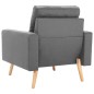 vidaXL 2-tlg. Sofagarnitur Stoff Hellgrau vidaXL 2-tlg. Sofagarnitur Stoff Hellgrau