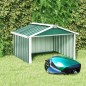vidaXL Rasenmäher Garage 92x97x63 cm Verzinkter Stahl Grün vidaXL Rasenmäher Garage 92x97x63 cm Verzinkter Stahl Grün