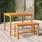 vidaXL Gartenbank 80 cm Massivholz Akazie vidaXL Gartenbank 80 cm Massivholz Akazie