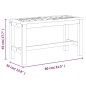 vidaXL Gartenbank 80 cm Massivholz Akazie vidaXL Gartenbank 80 cm Massivholz Akazie