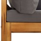 vidaXL Ecksofas 2 Stk. Modular mit Kissen Massivholz Akazie vidaXL Ecksofas 2 Stk. Modular mit Kissen Massivholz Akazie