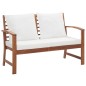 vidaXL 4-tlg. Garten-Lounge-Set mit Kissen Massivholz Akazie vidaXL 4-tlg. Garten-Lounge-Set mit Kissen Massivholz Akazie