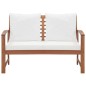 vidaXL 4-tlg. Garten-Lounge-Set mit Kissen Massivholz Akazie vidaXL 4-tlg. Garten-Lounge-Set mit Kissen Massivholz Akazie