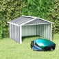 vidaXL Rasenmäher Garage 92x97x63 cm Verzinkter Stahl Grau vidaXL Rasenmäher Garage 92x97x63 cm Verzinkter Stahl Grau