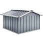 vidaXL Rasenmäher Garage 92x97x63 cm Verzinkter Stahl Grau vidaXL Rasenmäher Garage 92x97x63 cm Verzinkter Stahl Grau
