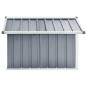vidaXL Rasenmäher Garage 92x97x63 cm Verzinkter Stahl Grau vidaXL Rasenmäher Garage 92x97x63 cm Verzinkter Stahl Grau