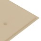 Stapelbare Gartenbank mit Auflage 159 cm Massivholz Teak Stapelbare Gartenbank mit Auflage 159 cm Massivholz Teak