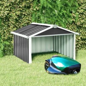 vidaXL Rasenmäher Garage 92x97x63 cm Verzinkter Stahl Anthrazit   