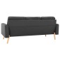 vidaXL 2-tlg. Sofagarnitur Stoff Dunkelgrau vidaXL 2-tlg. Sofagarnitur Stoff Dunkelgrau