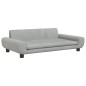 vidaXL Kindersofa Hellgrau 100x54x33 cm Samt vidaXL Kindersofa Hellgrau 100x54x33 cm Samt
