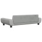 vidaXL Kindersofa Hellgrau 100x54x33 cm Samt vidaXL Kindersofa Hellgrau 100x54x33 cm Samt