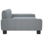 vidaXL Kindersofa Hellgrau 90x53x30 cm Stoff vidaXL Kindersofa Hellgrau 90x53x30 cm Stoff