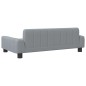 vidaXL Kindersofa Hellgrau 90x53x30 cm Stoff vidaXL Kindersofa Hellgrau 90x53x30 cm Stoff