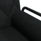 vidaXL Schlafsofa mit Armlehnen Schwarz Stoff vidaXL Schlafsofa mit Armlehnen Schwarz Stoff