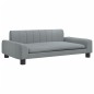 vidaXL Hundebett Hellgrau 90x53x30 cm Stoff vidaXL Hundebett Hellgrau 90x53x30 cm Stoff