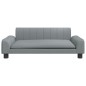 vidaXL Hundebett Hellgrau 90x53x30 cm Stoff vidaXL Hundebett Hellgrau 90x53x30 cm Stoff