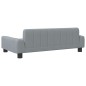 vidaXL Hundebett Hellgrau 90x53x30 cm Stoff vidaXL Hundebett Hellgrau 90x53x30 cm Stoff