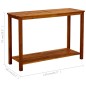 vidaXL Garten Konsolentisch 110x40x75 cm Massivholz Akazie vidaXL Garten Konsolentisch 110x40x75 cm Massivholz Akazie
