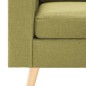 vidaXL 2-Sitzer-Sofa Grün Stoff vidaXL 2-Sitzer-Sofa Grün Stoff