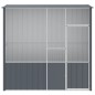 vidaXL Voliere Anthrazit 215x78x200 cm Verzinkter Stahl vidaXL Voliere Anthrazit 215x78x200 cm Verzinkter Stahl