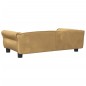 vidaXL Hundebett Braun 95x55x30 cm Samt vidaXL Hundebett Braun 95x55x30 cm Samt