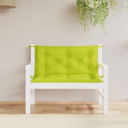 vidaXL Gartenbank-Auflagen 2 Stk. Hellgrün 100x50x7 cm Oxford-Gewebe