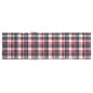 vidaXL Sonnenliegen-Auflage Rot Karomuster 200x70x3 cm Oxford-Gewebe vidaXL Sonnenliegen-Auflage Rot Karomuster 200x70x3 cm Oxford-Gewebe
