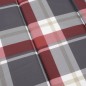 vidaXL Sonnenliegen-Auflage Rot Karomuster 200x70x3 cm Oxford-Gewebe vidaXL Sonnenliegen-Auflage Rot Karomuster 200x70x3 cm Oxford-Gewebe