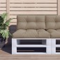 vidaXL Palettenkissen 2 Stk. Taupe Stoff vidaXL Palettenkissen 2 Stk. Taupe Stoff