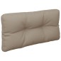 vidaXL Palettenkissen 2 Stk. Taupe Stoff vidaXL Palettenkissen 2 Stk. Taupe Stoff
