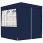 vidaXL Profi-Partyzelt mit Seitenwänden 2,5x2,5 m Blau 90 g/m² vidaXL Profi-Partyzelt mit Seitenwänden 2,5x2,5 m Blau 90 g/m²