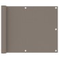 vidaXL Balkon-Sichtschutz Taupe 75x600 cm Oxford-Gewebe vidaXL Balkon-Sichtschutz Taupe 75x600 cm Oxford-Gewebe