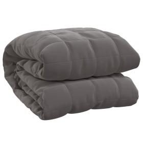 vidaXL Gewichtsdecke Grau 235x290 cm 11 kg Stoff