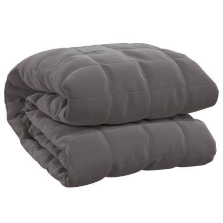 vidaXL Gewichtsdecke Grau 235x290 cm 11 kg Stoff