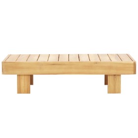 vidaXL Couchtisch 100x60x25 cm Massivholz Akazie