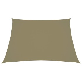 vidaXL Sonnensegel Oxford-Gewebe Quadratisch 5x5 m Beige