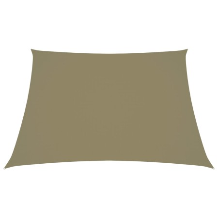 vidaXL Sonnensegel Oxford-Gewebe Quadratisch 5x5 m Beige