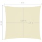 vidaXL Sonnensegel Oxford-Gewebe Rechteckig 2,5x3 m Creme vidaXL Sonnensegel Oxford-Gewebe Rechteckig 2,5x3 m Creme