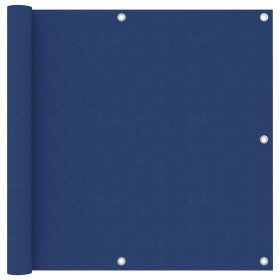 vidaXL Balkon-Sichtschutz Blau 90x300 cm Oxford-Gewebe