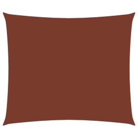 vidaXL Sonnensegel Oxford-Gewebe Rechteckig 3,5x5 m Terrakotta-Rot