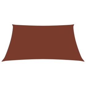vidaXL Sonnensegel Oxford-Gewebe Rechteckig 3,5x5 m Terrakotta-Rot