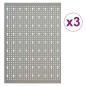 vidaXL Werkzeugwand 3 Stk. 40×58 cm Stahl vidaXL Werkzeugwand 3 Stk. 40×58 cm Stahl