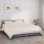 vidaXL Gewichtsdecke Hellcreme 220x260 cm 15 kg Stoff vidaXL Gewichtsdecke Hellcreme 220x260 cm 15 kg Stoff