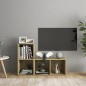 vidaXL TV-Schränke 2 Stk. Sonoma-Eiche 72x35x36,5 cm Holzwerkstoff vidaXL TV-Schränke 2 Stk. Sonoma-Eiche 72x35x36,5 cm Holzwerkstoff