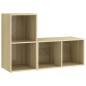 vidaXL TV-Schränke 2 Stk. Sonoma-Eiche 72x35x36,5 cm Holzwerkstoff vidaXL TV-Schränke 2 Stk. Sonoma-Eiche 72x35x36,5 cm Holzwerkstoff